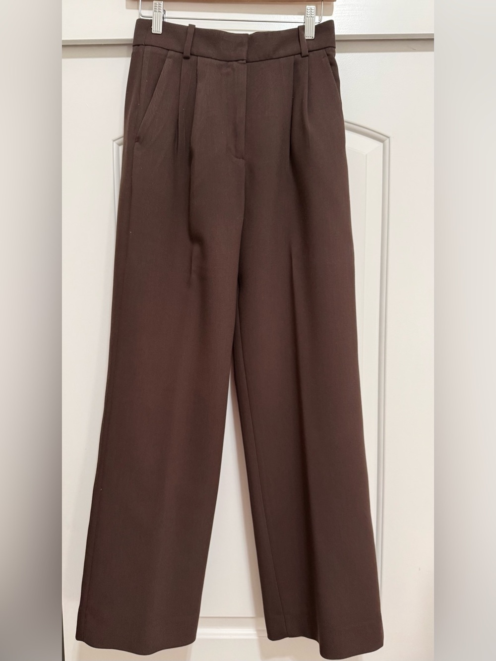 Abercrombie & Fitch Sloane Pants Dark Coffee Brown 26 - Picture 2 of 4